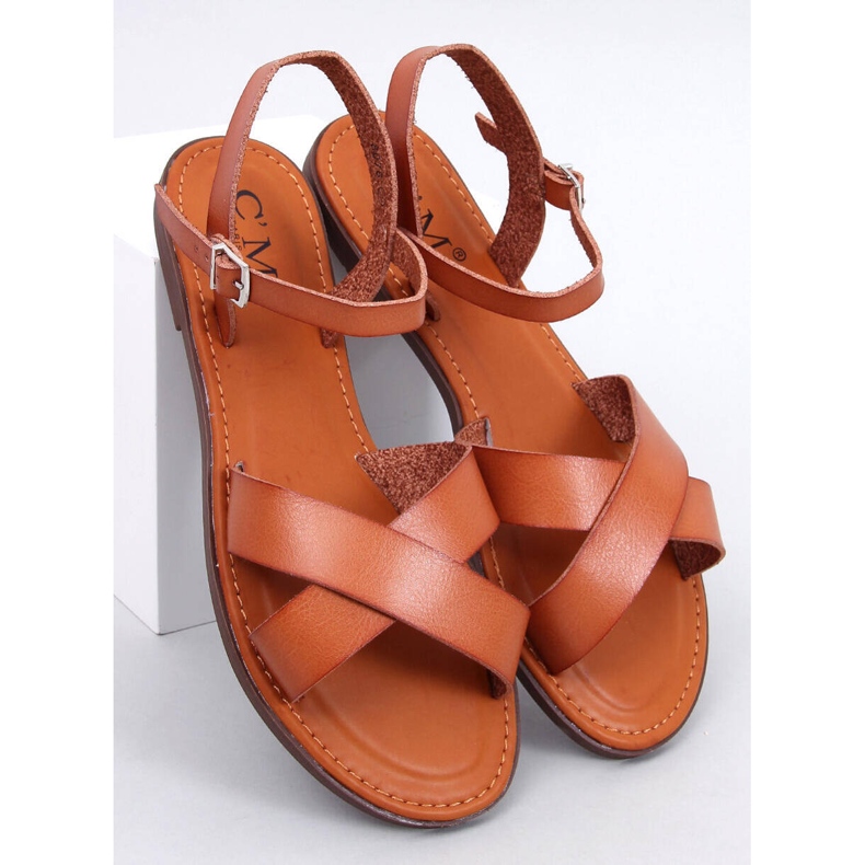 Herve Apricot Damensandalen braun 1