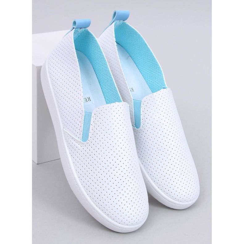 Jousse WEISS/BLAU Slip-on-Sneaker weiß 1