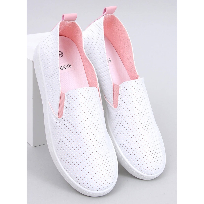 Jousse WEISS/ROSA Slip-on-Sneaker weiß 1