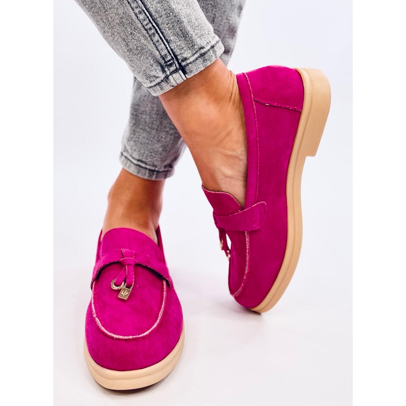 Wildleder-Loafer von Ottavia Fuchsia rosa 2