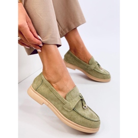 Wildleder-Loafer von Ottavia Green grün 1