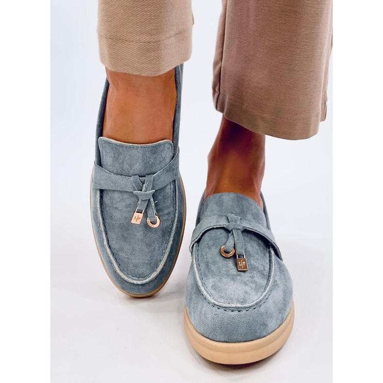 Wildleder-Loafer von Ottavia Blue blau 2