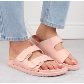 Big Star INT2004D hautfarbene zehenstegsandalen aus Schaumstoff mit Schnallen 2