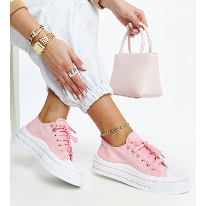 Rosa Anbarin-Plateau-Sneaker 1