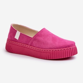 Big Star Damen-Plateau-Sneaker NN276009 Memory Foam System Fuchsia rosa 1