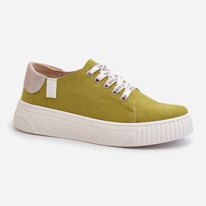 Damen-Sneaker Memory Foam System Big Star NN276003 Limette grün 1