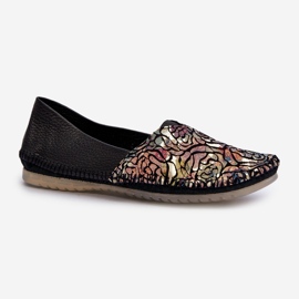 Damen-Ballerinas aus Leder Maciejka 1930B-01 Schwarz 1