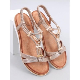 Montier Goldperlensandalen golden 1