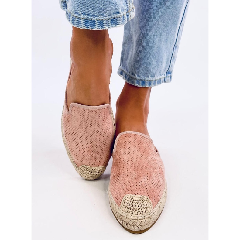 Carmen Pink Damen-Espadrilles-Hausschuhe rosa 1