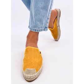 Carmen Gelbe Espadrilles Damenhausschuhe 1