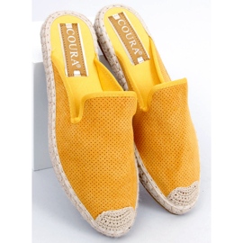 Carmen Gelbe Espadrilles Damenhausschuhe 2