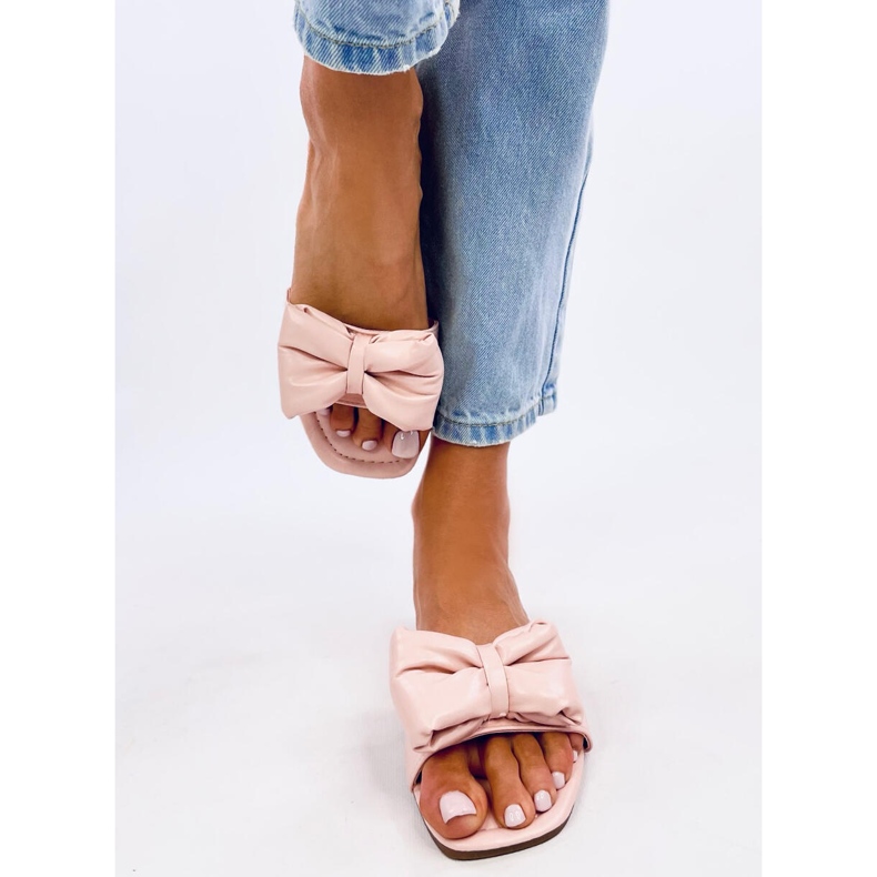 Mili Pinke Hausschuhe mit Schleife rosa 1