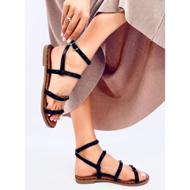 Hazel Black Gladiator-Sandalen schwarz 2