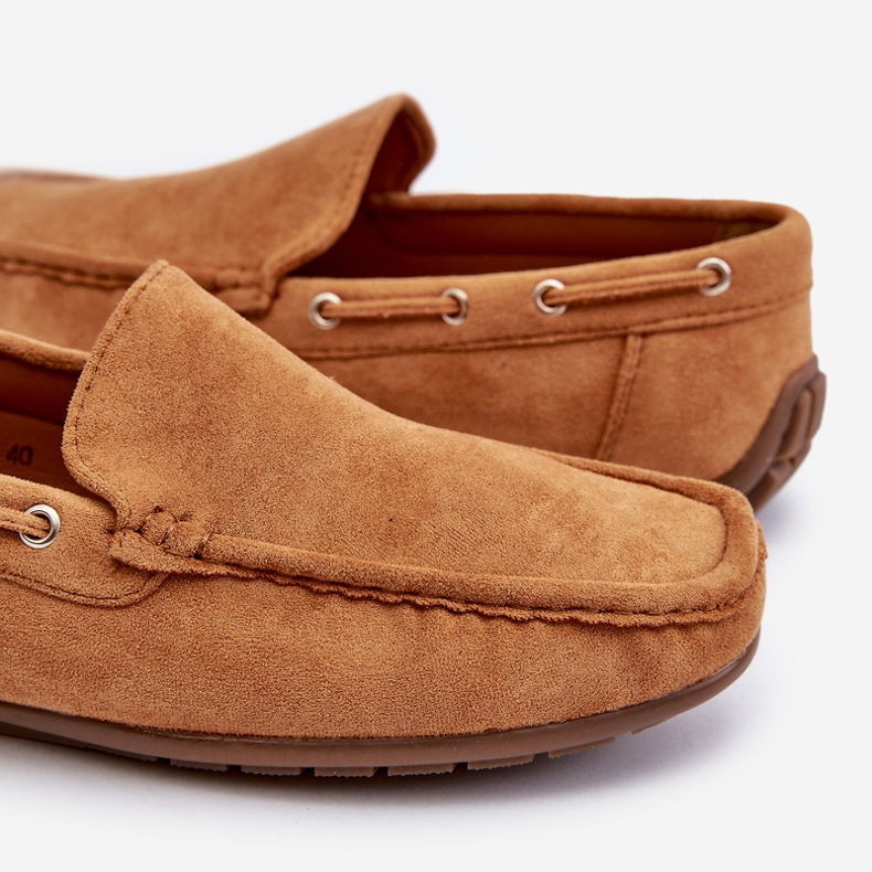 Herren-Slipper aus Rayan-Wildleder in Camel braun 2