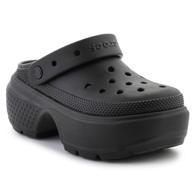 Crocs Stomp Clog 209347-001 Flip-Flops schwarz 1