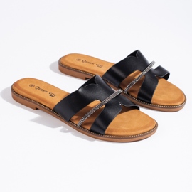 Elegante schwarze Damen-Flip-Flops 4