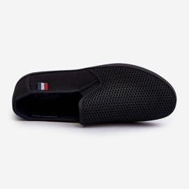 Durchbrochene Herren-Sneaker, Sneakers, Schwarz, Koboru 1