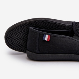 Durchbrochene Herren-Sneaker, Sneakers, Schwarz, Koboru 2