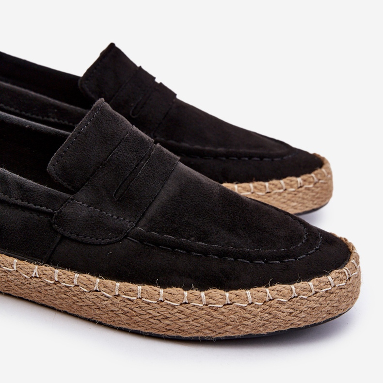 Herren-Espadrilles aus Öko-Wildleder Big Star NN174046 Schwarz 2