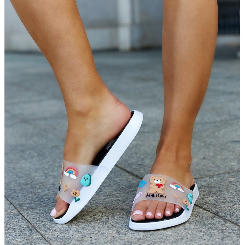 Schwarze Hausschuhe mit Gummiobermaterial Diaspa 1