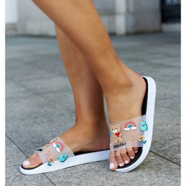 Schwarze Hausschuhe mit Gummiobermaterial Diaspa 2