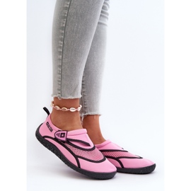 Damen Wasserschuhe Pink Big Star NN274A804 rosa rosen und purpur 2