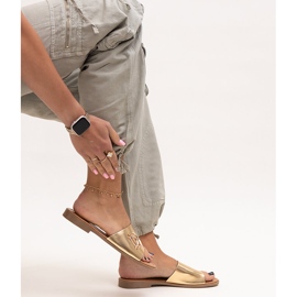 Pantoletten mit goldener Schnalle von Almeita 1