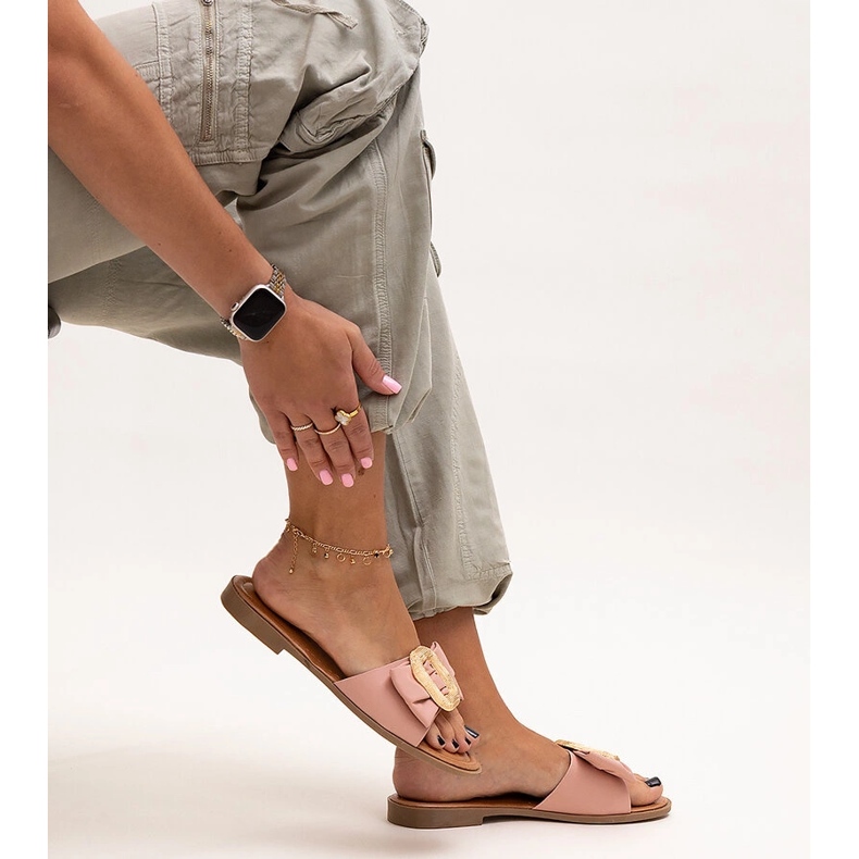 Rosa Flip-Flops mit Limera-Schnalle 1