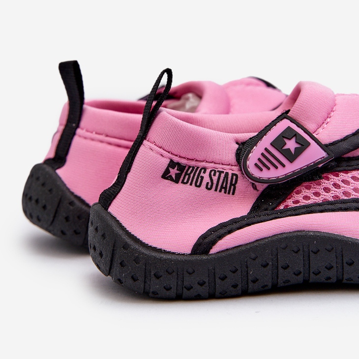 Kinder-Wasserschuhe Pink Big Star NN374465 rosa rosen und purpur 2