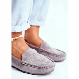 Evento Graue Wildleder-Mokassins für Damen 4