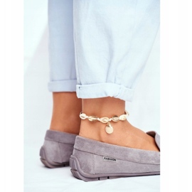 Evento Graue Wildleder-Mokassins für Damen 3