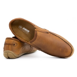 Olivier Herren Leder Slipper 4206 braun 3