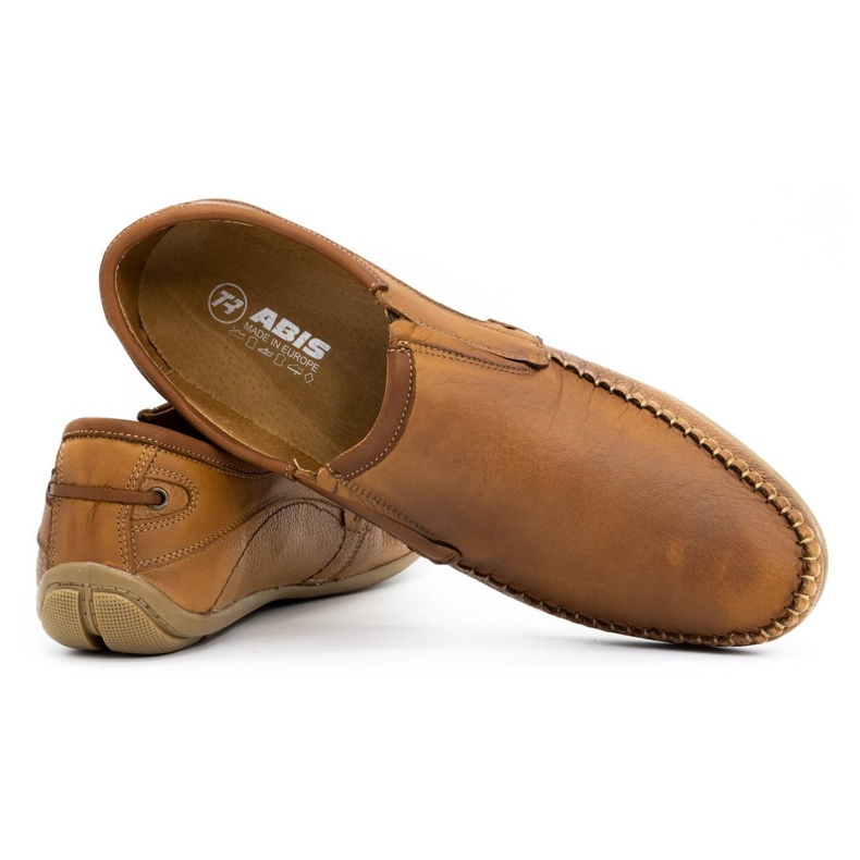 Olivier Herren Leder Slipper 4206 braun 3