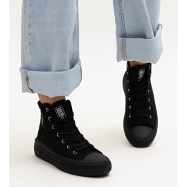 Schwarze High-Top-Sneaker Big Star LL274A182 1