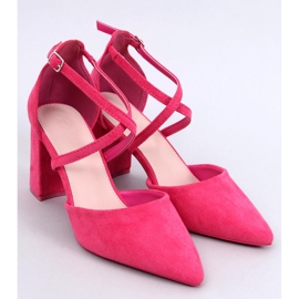 Thois Fuchsia Kreuzriemenpumps rosa 1