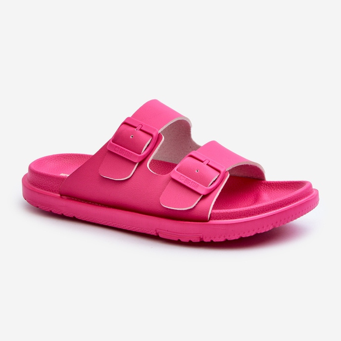 Leichte Damen-Flip-Flops aus Schaumstoff mit Schnallen Big Star NN274A754 Fuchsia rosa 1