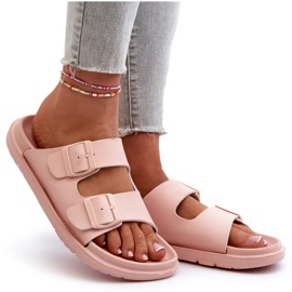 Damen-Flip-Flops aus leichtem Schaumstoff mit Schnallen Big Star NN274A753 Pink rosa 9