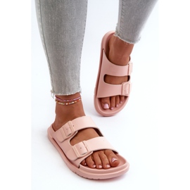 Damen-Flip-Flops aus leichtem Schaumstoff mit Schnallen Big Star NN274A753 Pink rosa 4