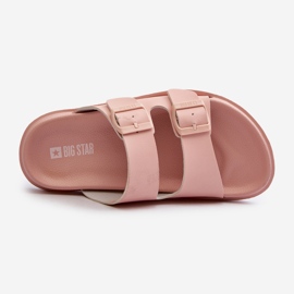 Damen-Flip-Flops aus leichtem Schaumstoff mit Schnallen Big Star NN274A753 Pink rosa 6