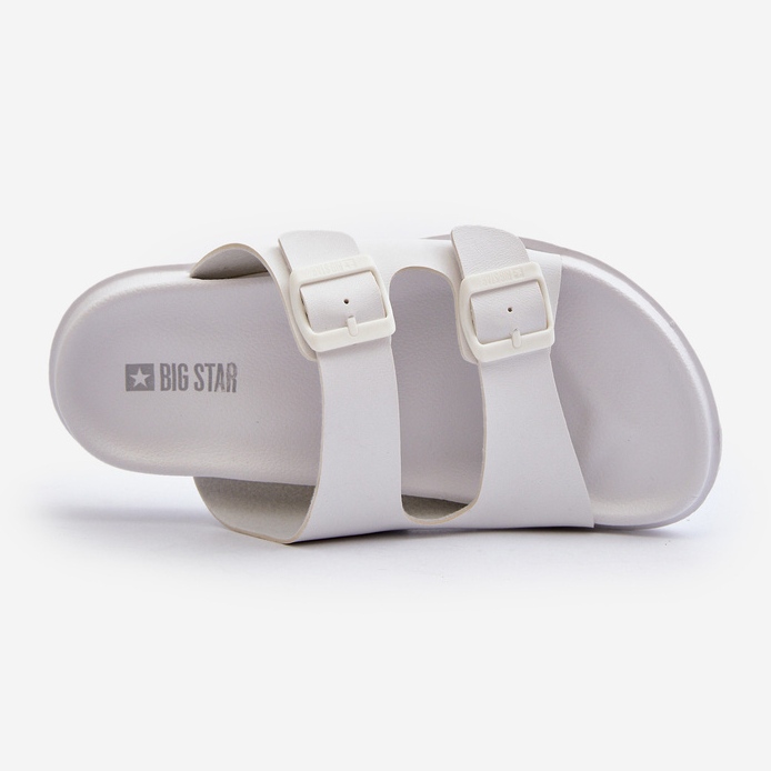 Leichte Herren-Flip-Flops mit Schnallen Big Star NN174594 Weiß 1