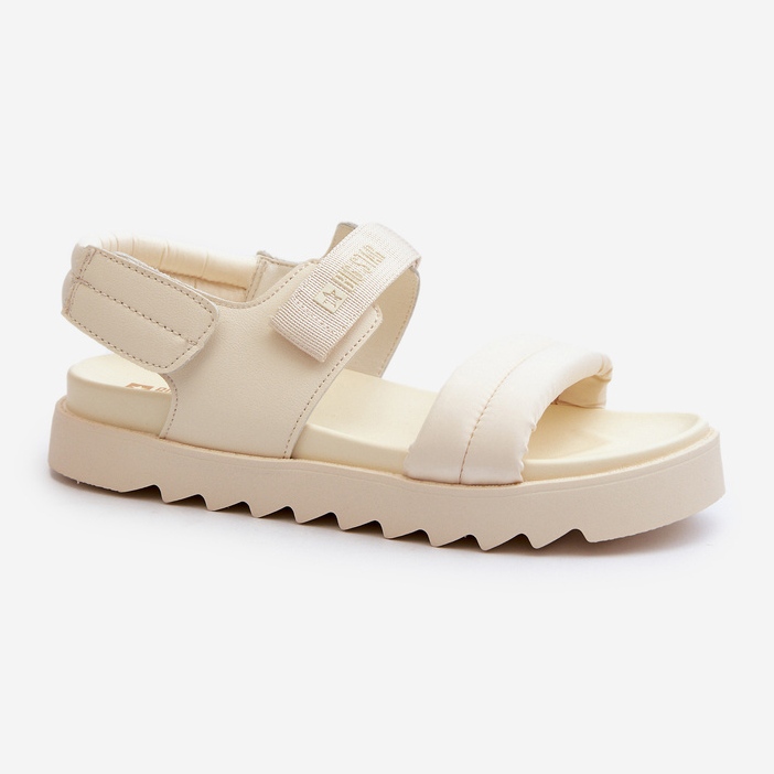 Big Star Damen Plateausandalen NN274751 Beige 2