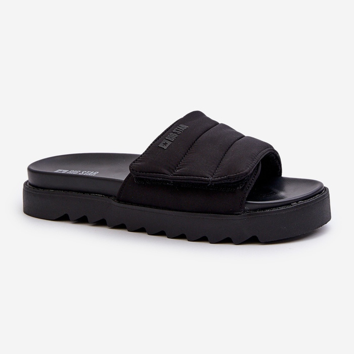 Damen-Plateau-Flip-Flops Big Star NN274772 Schwarz 2