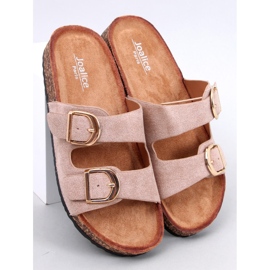 Scholki Byrd Khaki Hausschuhe aus Kork beige 1