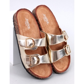Scholki Byrd Gold Kork-Hausschuhe golden 1