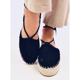 Yaweh Schwarze Damen-Espadrilles aus Spitze 1