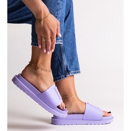 Lila Big Star LL274426 Flip-Flops violett 1