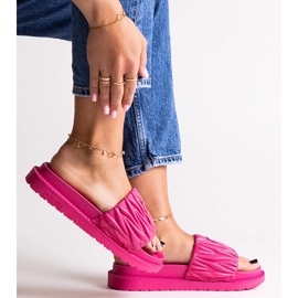 Rosa Klappen mit Rüschen Big Star NN274A749 1