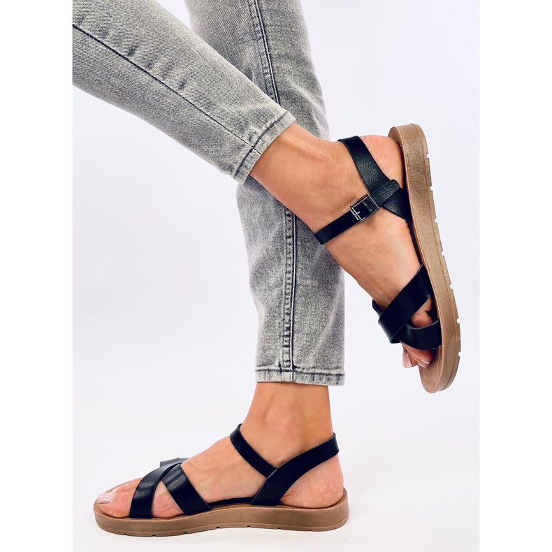 Nevada Schwarze Damensandalen 2