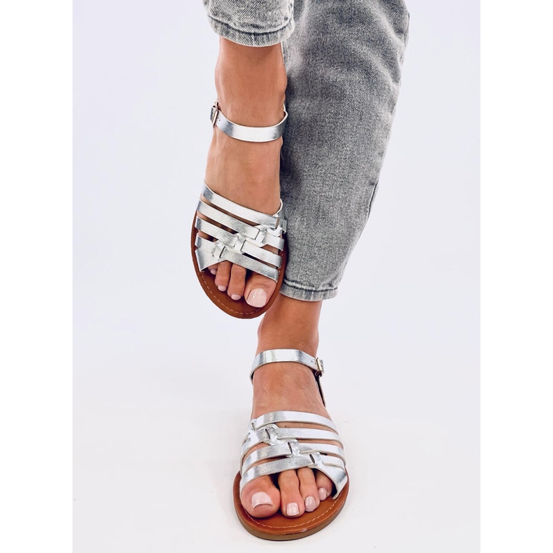 Spokey Silver Damensandalen silber- 1
