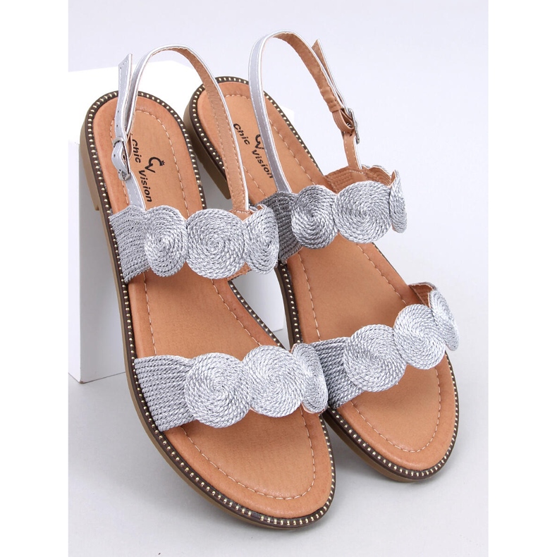 Raulet Silver Damensandalen silber- 1